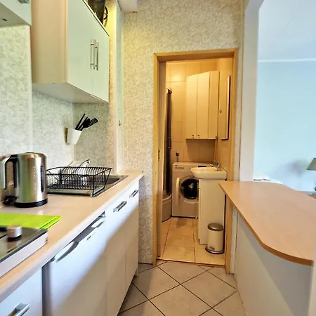 Daire 700 M Plaza I Grand Hotel, Studio Z Balkonem Sopot